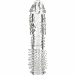 Seven Creations Silicone Extension Sleeve Transparent Textured Cover