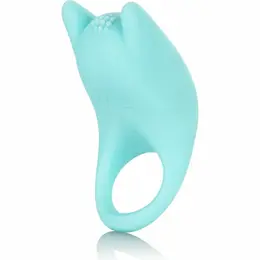 CalExotics Dual Exciter Ring Rechargeable Silicone 7 Modes Black 7.5cm