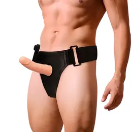 Attraction Harness RNES Hollow Frame with Vibrating System 15 cm Beige