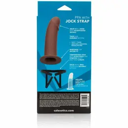 CalExotics PPA Brown Hollow Extension with Adjustable Harness 17.75 cm
