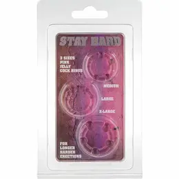 Seven Creations Pink Silicone Support Rings Set of 3 - Adjustable Sizes