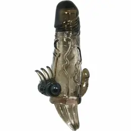 Baile Brave Man Extension Black 16.5 cm with Dual Vibration System