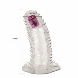 Baile Brave II Man Sensor Extension Flexible Vibrating Sleeve 18cm