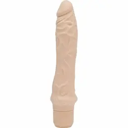 GET REAL Classic Large Silicone Vibrator 24.9 cm - 7 Modes, Waterproof, Natural Color