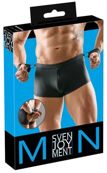 Svenjoyment Men's Pants L Matte Black with Adjustable Handcuffs