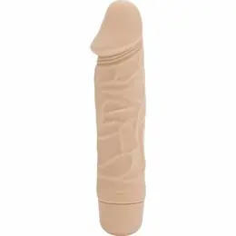 Get Real Mini Classic Vibrator Skin Tone Silicone Compact Model