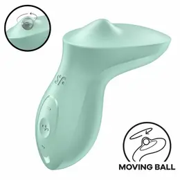 Satisfyer Exciterrr Mint Lay-On Intimate Device, 10 Vibrations, Waterproof