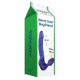 TOYJOY Bend Over Boyfriend Silicone Strapless Intimate System 24cm Black