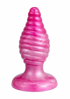 Fantasy Plug Cherry SILEXPAN® Spiral-Textured Pink Intimate Accessory