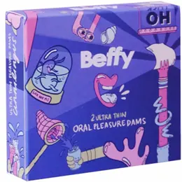 Beffy Ultra-Thin Intimate Barrier Latex Sheets 2-Pack