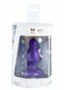 Fantasy Plug Queen by Silexd - Adaptive Silicone, Purple, Medium Size