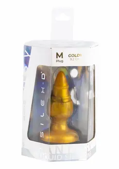Fantasy Plug Goldy by Silexd - Premium Silicone, Gold Finish, Compact Size