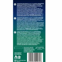 Control Non Stop Retard 12-Pack Latex Delay System Condoms 54mm