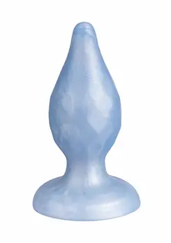 Fantasy Plug Diamond Silexd Pearl Blue - Adjustable Firmness, Compact Size