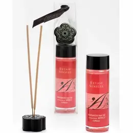 Extase Sensual Heat Effect Massage Oil Lollipop Aroma 100ml with Pheromones