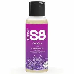 S8 Vitalize Massage Oil Omani Lime & Ginger 125ml - Nourishing Formula