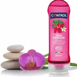Control 2-in-1 Massage & Pleasure Gel Thai Passion 200ml, Paraben-Free