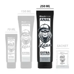Black Hole Water-Based Anal Relaxation Gel 250ml - Neutral Formula