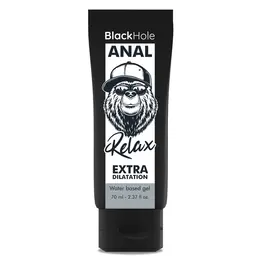 Black Hole Anal Relax Water-Based Gel 70 ml - Gentle Dilating Formula