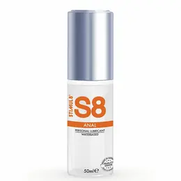 STIMUL8 S8 Water-Based Anal Lubricant 50ml - Gentle, Skin-Friendly Formula