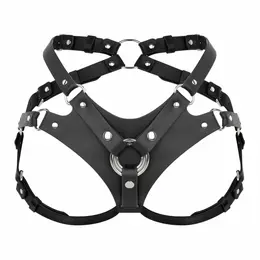 No-Parts Blake Strap-on Harness Black - Adjustable Unisex System