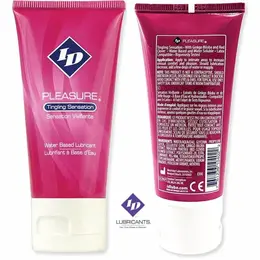 ID Pleasure Water-Based Lubricant with Tingling Effect 60ml Travel Tube