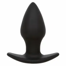 CalExotics Rock Bottom Silicone Intimate Plug 10 Vibrations Black