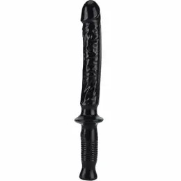 Get Real The Manhandler 38 cm Black - Anatomical Intimate Wand PVC