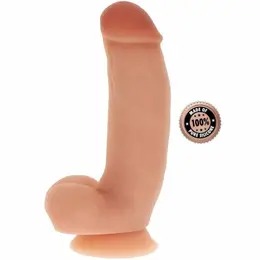 Get Real Silicone Model 18 cm with Suction Base, Skin Tone