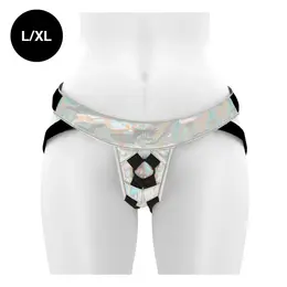 MYTHOLOGY Fantasy Adjustable Iridescent Harness L/XL - Vegan Eco Material