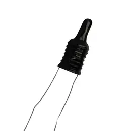 OHMAMA Fetish Silicone Textured Stimulation Thimble 6cm Black
