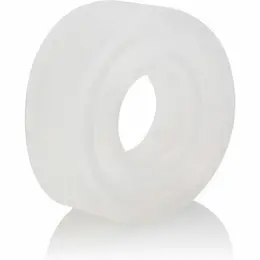 CalExotics Advanced Silicone Cylinder Sleeve Transparent 7.5x3.25cm