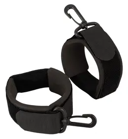 Magic Shiver ADV24 Adjustable Soft Black Restraint Cuffs 12.5cm
