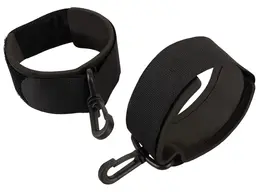 Magic Shiver ADV24 Adjustable Soft Black Restraint Cuffs 12.5cm