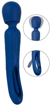 Sweet Smile 2in1 Wand Intimate Device with Flicking System, Purple, 24.3cm