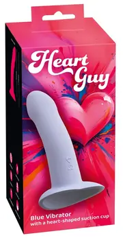 You2Toys Heart Guy Blue Intimate Machine with Suction Base, 17cm