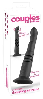 Couples Choice G & P-Spot Thrusting Vibrator with Removable Suction Cup