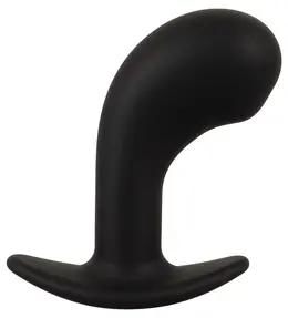 ANOS Big Head Silicone Prostate Massager with 10 Vibration Modes, Black