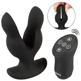 ANOS RC Power Expander Plug Silicone Dual-Arm Vibrating & E-Stim 11cm