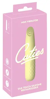 Cuties Mini Vibe Yellow 5th Gen - Compact Rechargeable Silicone Model