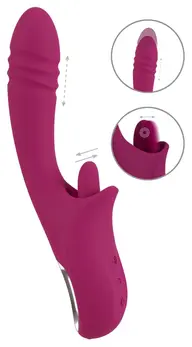 Javida Licking & Thrusting Intimate Machine Silicone, 22.5 cm, Pink