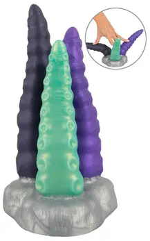 You2Toys Beasty Cocks Triple Tentacle Silicone Fantasy Model 22cm