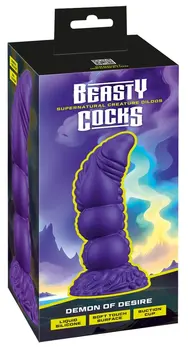 Beasty Cocks Demon of Desire Liquid Silicone Intimate Model 22.5 cm Metallic