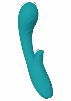 ToyJoy Gaia Rumbling G-spot Vibrator Silicone USB-C Waterproof Pink
