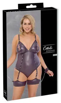 Cottelli Collection Body Bondage 2XL Purple Matte Restraint System