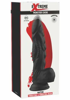 HIDDEN DESIRE EXTREME Raptor Vibrating Silicone Model, Large Suction Base