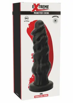 HIDDEN DESIRE EXTREME Orc Monster Dong Vibrating Silicone Model 28 cm
