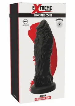 HIDDEN DESIRE Extreme Goblin Monster Dong Vibrating Silicone 27 cm