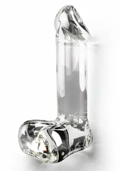 TOYJOY Glass Worxx Crystal Cock Transparent Borosilicate Glass Model
