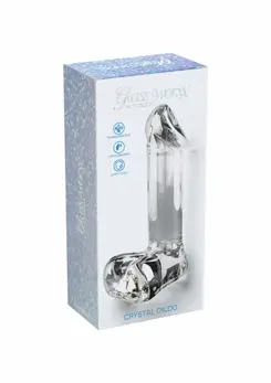 TOYJOY Glass Worxx Crystal Cock Transparent Borosilicate Glass Model